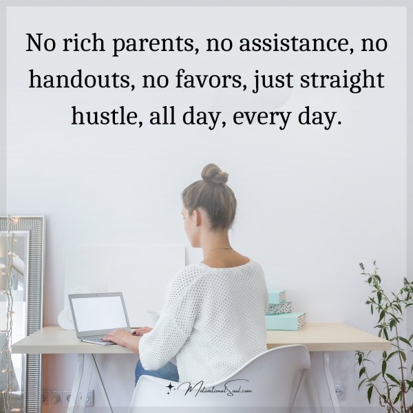 No rich parents