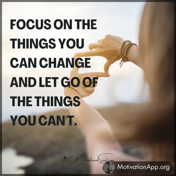 FOCUS ON THE THINGS