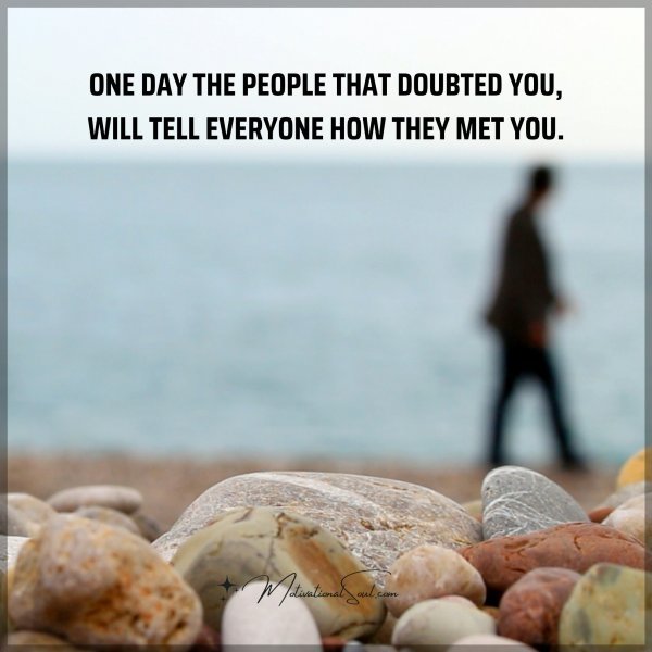 ONE DAY THE PEOPLE