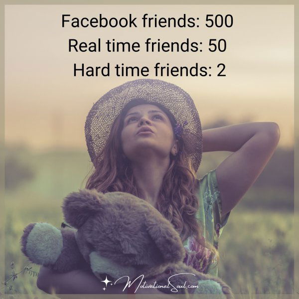 FACEBOOK FRIENDS: 500