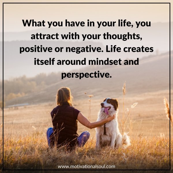 Quote: WHAT YOU HAVE IN YOUR LIFE
YOU ATTRACTED WITH YOUR THINKING.