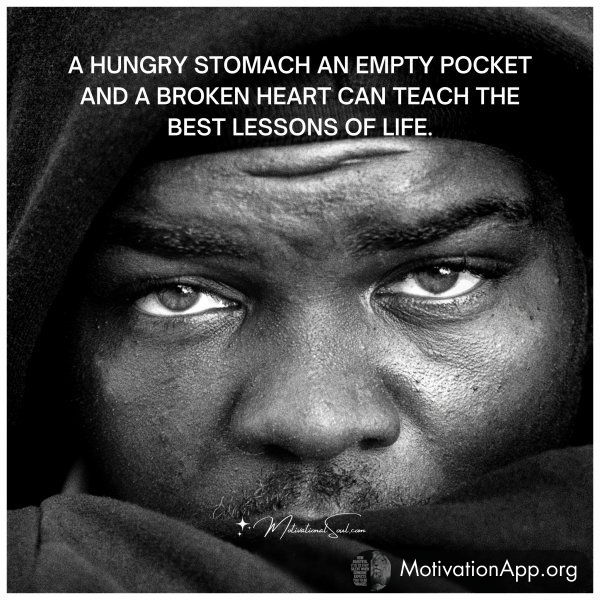 A HUNGRY STOMACH AN EMPTY