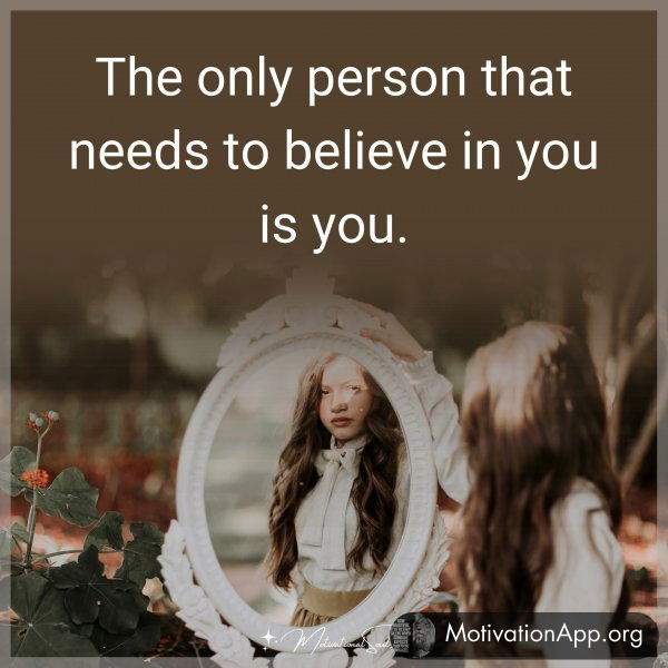 THE ONLY PERSON