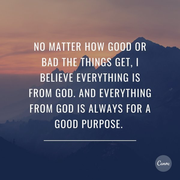 Quote: No matter
how good or bad the
things I get, I believe