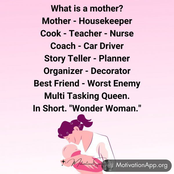 What is a mother?