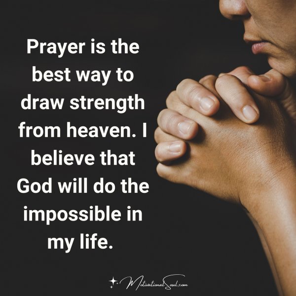 Prayer is