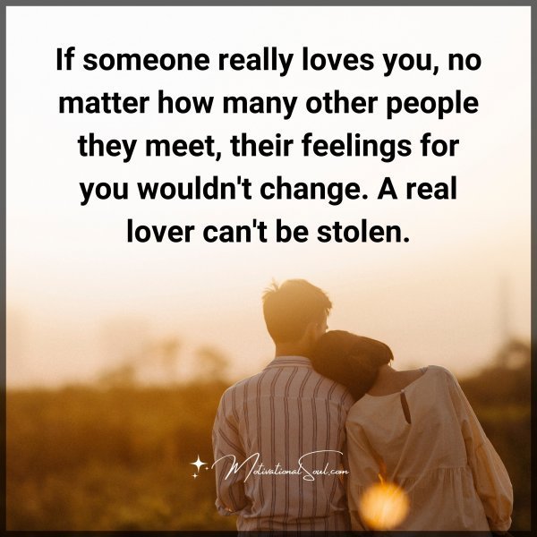 If someone really loves you