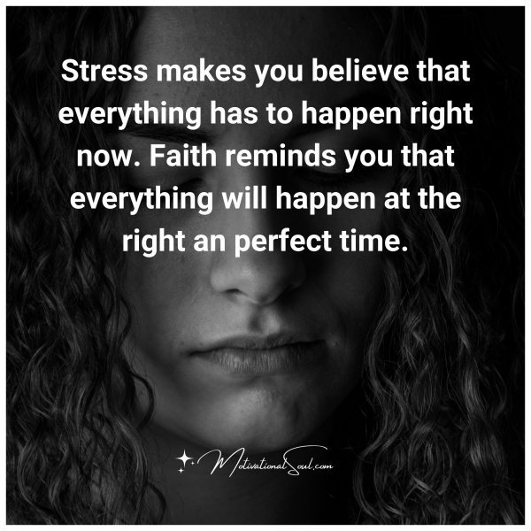 Stress makes you believe