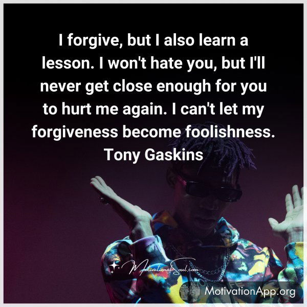 I forgive