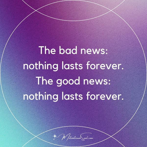 The bad news: