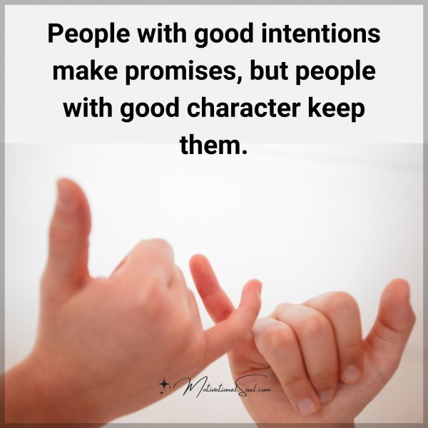 People with good