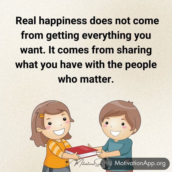 Real happiness