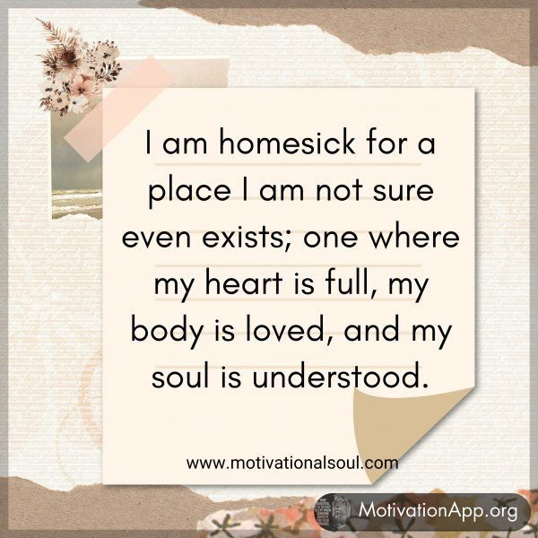 I am homesick