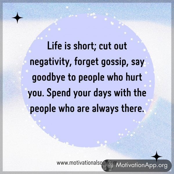 Life is short