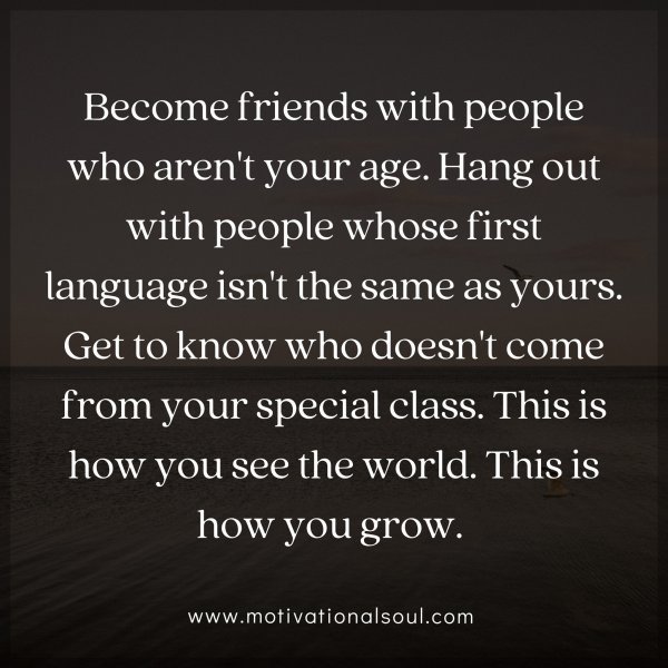 Become friends