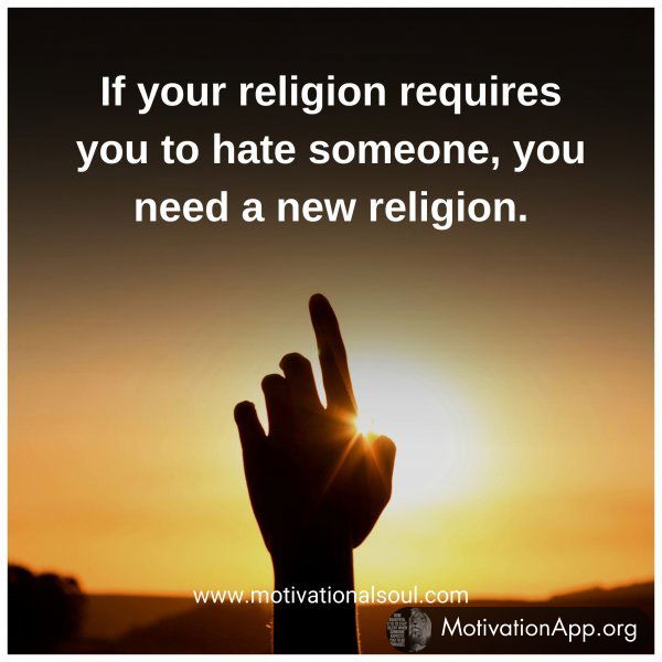 If your religion