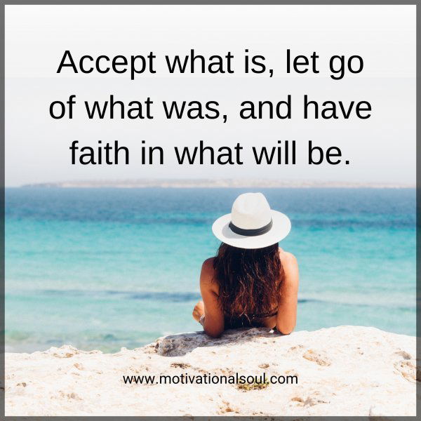 Accept what