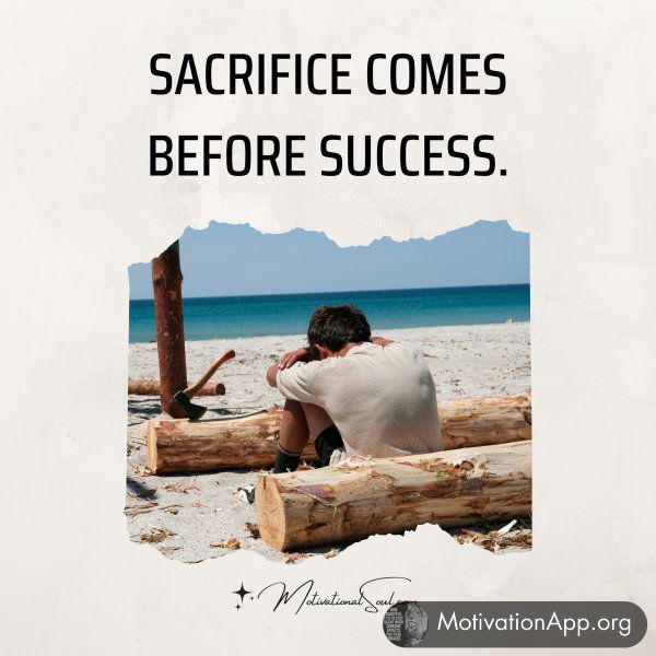 SACRIFICE COMES