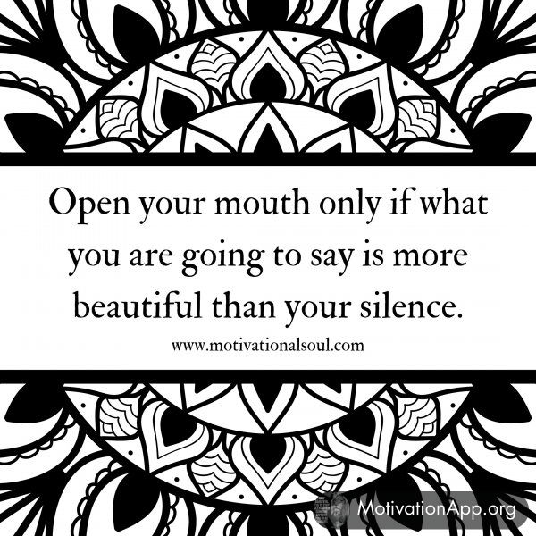 Open your mouth