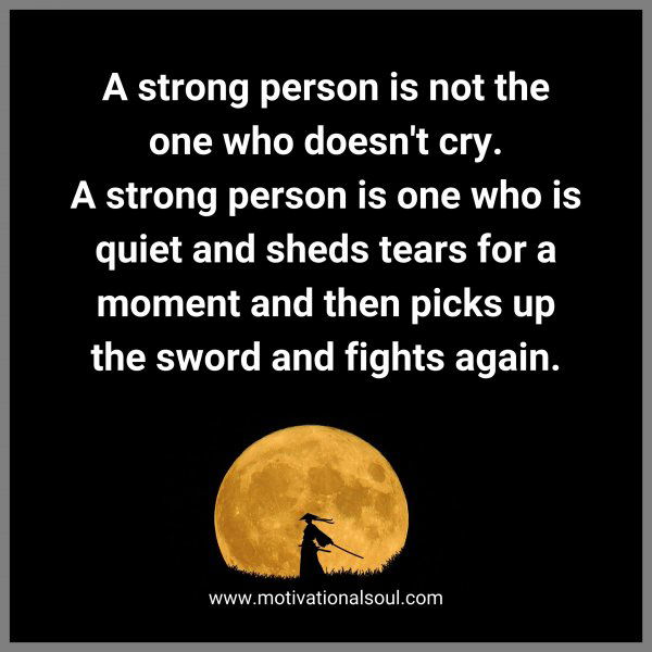 A strong person