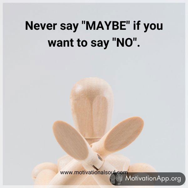 NEVER SAY