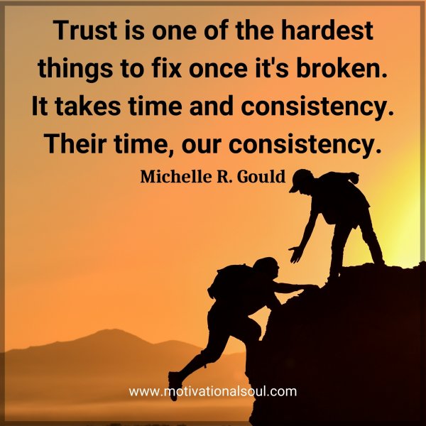 Trust is one