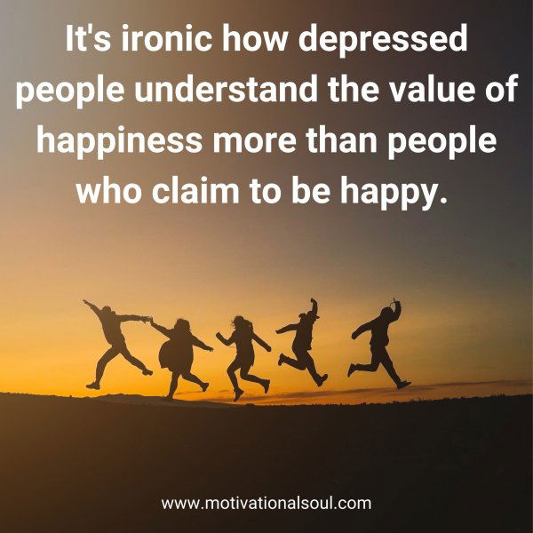 It's ironic how