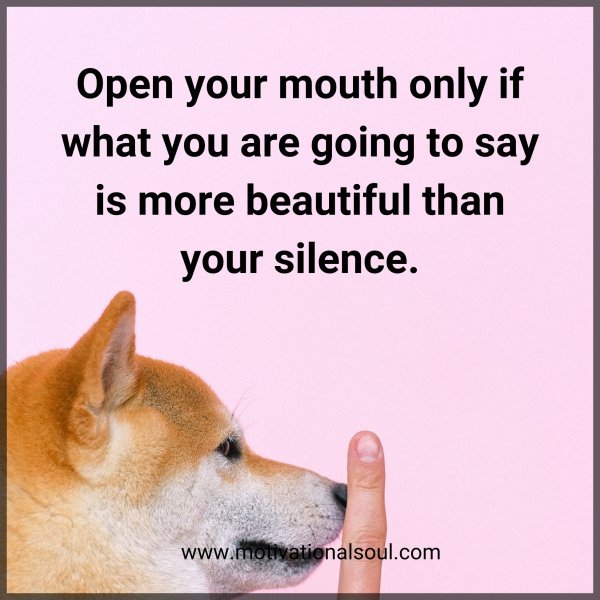 Open your mouth