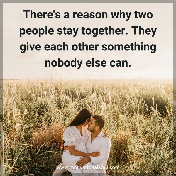 There's a reason why two