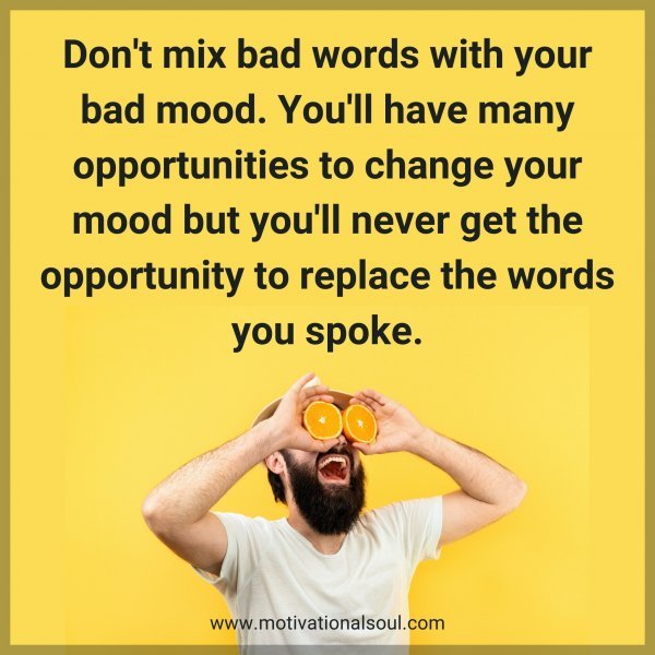 Don't mix bad words