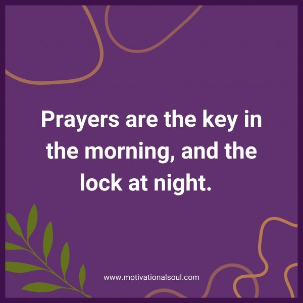 Prayers are the key