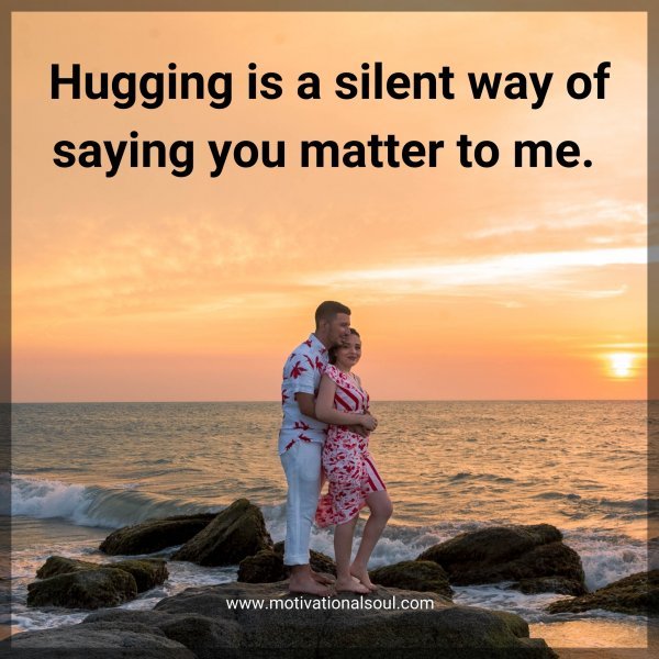 Hugging is