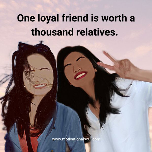 One loyal friend