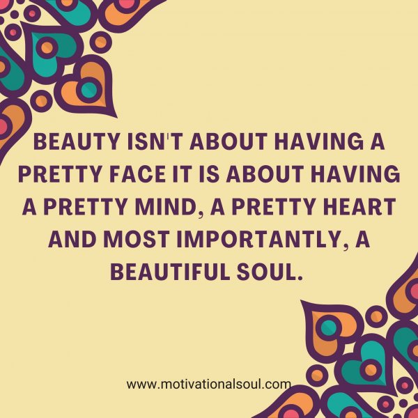 Beauty isn't