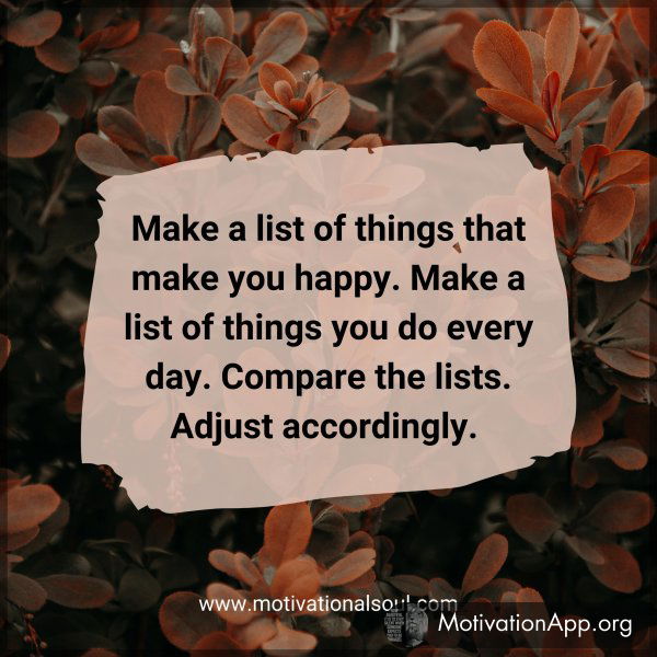 Make a list