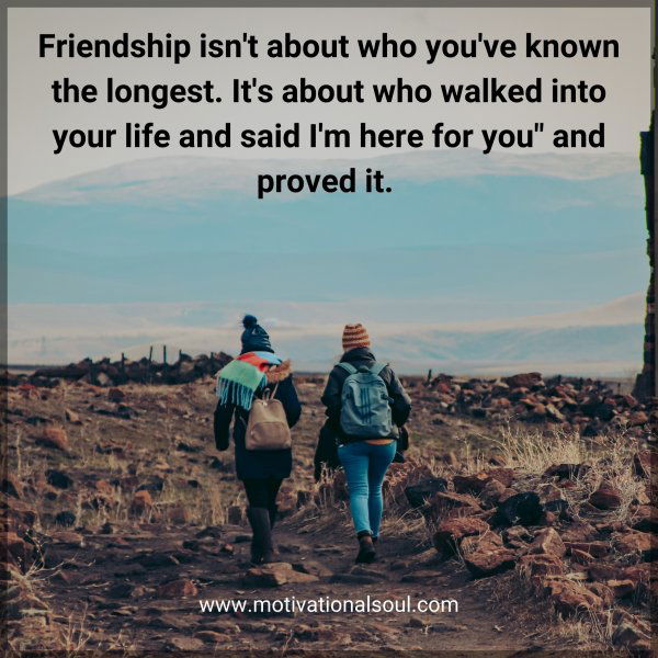 Friendship isn't