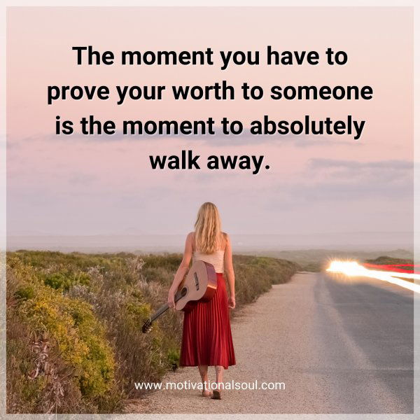 The moment you