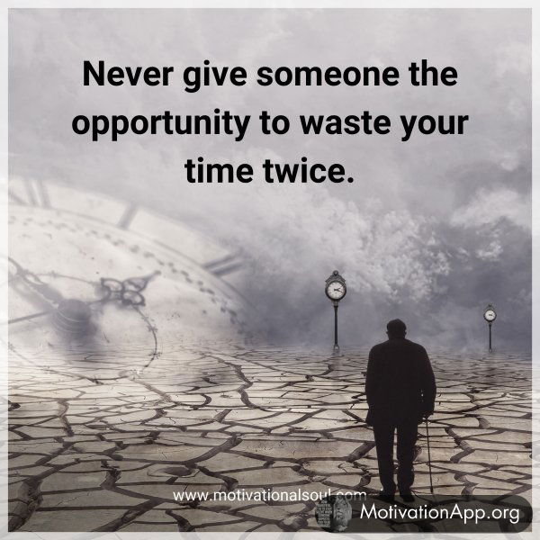 Never give