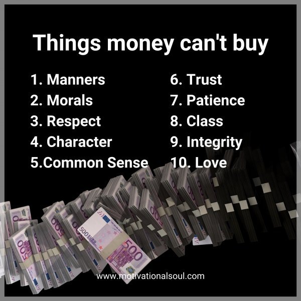 Things money