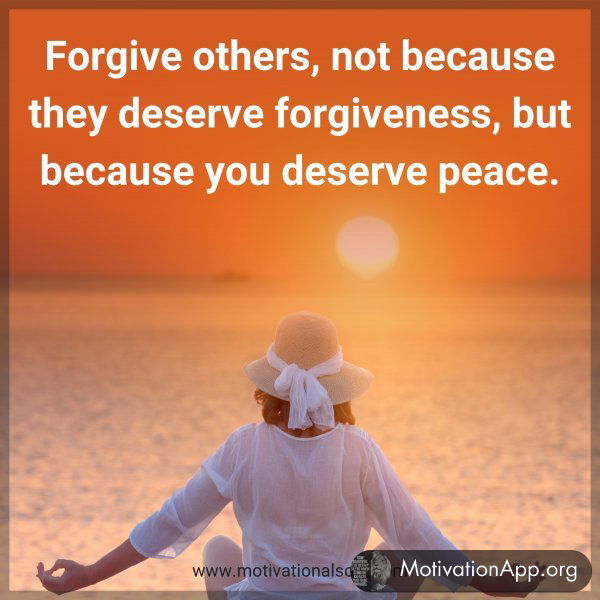 Forgive others