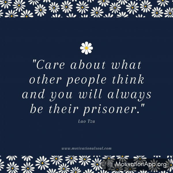 "Care about what other