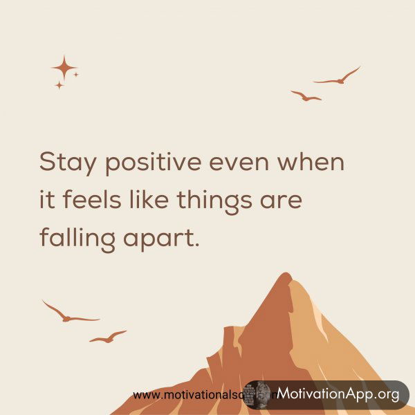 Stay positive even when