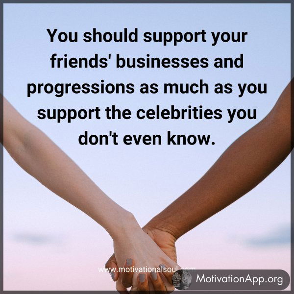 You should support your